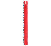 Opti P60-65-00722 Fermeture éclair, Polyester, 00722 Rouge, 65cm