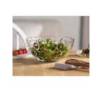 LEONARDO HOME Cucina Optic 066343 Bol à salade moderne, passe au lave-vaisselle, bol de qualité alimentaire, hauteur 13,6 cm, transparent, 1 pièce