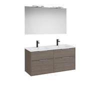 Optica pack 4 tiroirs 1200 mm chêne foncé - ROCA A852463537