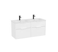 Optica unik 4 tiroirs et lavabo porcelaine 1200 mm blanc mat - ROCA A852455509