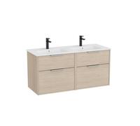 Optica unik 4 tiroirs et lavabo porcelaine 1200 mm frêne clair - ROCA A852455541