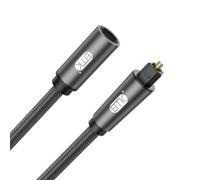 Optical Cable Optical Cable Digital Audio Toslink Spdif Fiber Optic Cable for Home Theater,Soundbar,TV,PS4,Xbox (1 M,Optical Extension Cable)