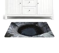 Optical Depth Rug, Anti Skid Mat Pad, 60x90cm Door Pad Visual Effect, Polyester Floor Cover Decor, Entryway Rug Category Easy Clean Use, Home Mat for Indoor Outdoor Areas Spaces Zones