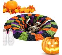 Optical Illusion Area Rug Ghost Skeleton Optical Ilusion Rug