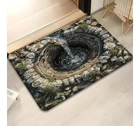 Optical Illusion Rug, 3D Rugs Optical Illusion, Fun Visual Experience for Pets & Guests for Living Room Bedroom Game Room Hallway (#13,19.68x31.49in)
