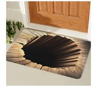 Optical Illusion Rug, 3D Rugs Optical Illusion Non-Slip Visual Trap Floor Mat for Indoor and Outdoor Use, Ideal for Doorway, Living Room, Bedroom and Porch Decor (#4,23.6 × 35.4 in)