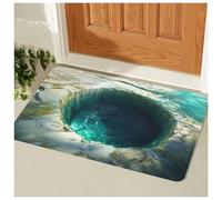 Optical Illusion Rug, 3D Rugs Optical Illusion Non-Slip Visual Trap Floor Mat for Indoor and Outdoor Use, Ideal for Doorway, Living Room, Bedroom and Porch Decor (#5,31.5 × 47.2 in)