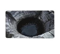 Optical Illusion Rug - 50x80cm Illusion Floor Mat | Crystal Velvet Carpet - 2D 3D Effect Rug for Indoor Outdoor Use Living Room Bedroom Kitchen Bathroom Or Entrance with Dirt Trapping Design