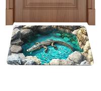 Optical Illusion Rug - Anti-Slip Rubber Foundation Engaging Cool Trap Carpet Non-Slip,3D Rugs - Engaging Illusion Design for Halloween Decorations Indoor Porch Entrance Kitchen Bathroom