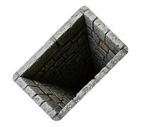 Optical Illusion Rug | Non-Slip Quick Dry Fun Decoration | Optical Illusion Door Mat | for Birthday Thanksgiving Holiday New Year Party Eve Home Entryway Living Room Bedroom Hallways