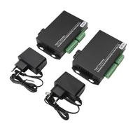 Optical Media Converter RS485 SX SM Fiber Transceiver SC 8-Channel RS485 Communication Bidirectional Data 1Pairs EU Plug