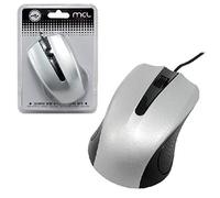 MCL Samar - souris - USB - noir, argent