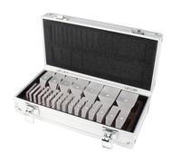 Optical Ophthalmic Prism Lens, Ophthalmic Prism Lens Kit, with 22 Pcs Lens and Aluminum Storage Box, Reliable Performance and Accurate Measurements, for Schools, Ophthalmology, Clinic