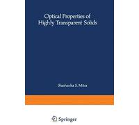Optical Properties Of Highly Transparent Solids