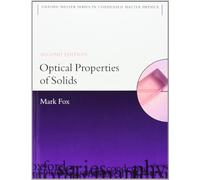 Optical Properties of Solids (Oxford Master Series in Physics)