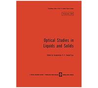 Optical Studies In Liquids And Solids