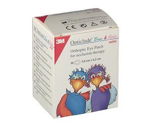 Opticlude parches oculares impresos impresos pequeño 30uds