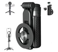 Opticnock Perche à selfie magnétique multifonction 4 en 1 rotative à 360 ° avec télécommande amovible sans fil, mini perche à selfie magnétique évolutive et portable