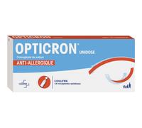 Opticron Unidose Anti-Allergique Gouttes Oculaires 10 Unidoses