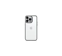 Optik Crystal - Coque de protection pour téléphone portable - polyuréthanne thermoplastique (TPU) - gris chromé - pour Apple iPhone 14 Pro Max