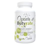 OPTIM Butyrate de Sodium Enrobé 285mg Libération Progressive 90 Gélules - Acide Butyrique pour Confort Intestinal et Côlon - Vegan Sans Excipients Indésirables