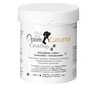 OPTIM Curcuma Cats & Dogs - Poudre Curcuma pour Chien et Chat | Complément Alimentaire pour Articulation Senior | Curcumine Longvida Extrait de Curcuma - 120 Doses - sans Poivre Noir