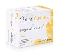 OPTIM Curcuma Curcumine Optimisée Longvida 90 Gélules 3 Mois Complément Souplesse Articulations Haute Absorption Extrait Naturel de Curcuma sans Poivre Noir sans Pipérine Vegan sans soja
