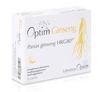 OPTIM Ginseng Rouge de Corée Premium 30 Gélules | Panax Ginseng Cultivé en Belgique | Énergie Naturelle & Vitalité | Ginsénosides 12.5mg | Complément Alimentaire Homme & Femme