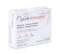 Optim Immunity - Défenses naturelles - Complément immunité pour le soutien immunitaire - Complexe zinc, sélénium, vitamines C & D et bêta-glucanes - Formule vegan - 30 gélules