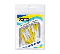 OPTIM Lot de 25 brossettes interdentaires Jaune 0,7 mm Taille 4