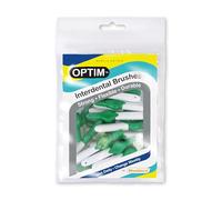OPTIM Lot de 25 brossettes interdentaires Vert 0,8 mm Taille 5