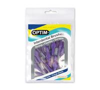 OPTIM Lot de 25 brossettes interdentaires Violet 1,1 mm Taille 6