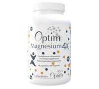 OPTIM Magnesium Complex - Magnesium bisglycinate b6, citrate, malate, acétyl-taurinate ATA Mg + Vitamine B6-60 gélules Capsules Sommeil, Stress, Fatigue - Haute Absorption