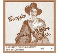 Optima 1249 Jeu de cordes de cithare de Munich en bronze phosphoré