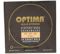 Optima cordes de basse électrique cordes d'or Round Wound jeu 4-string light 2199L