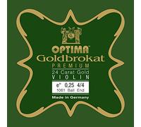 Optima cordes de violon brocart or premium 24 carats or 3/4 mi 0,27 s dur