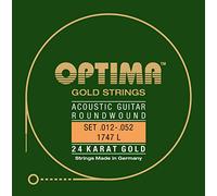 Optima Cordes Guitare Acoustique Or Jeu de cordes Light 1747L