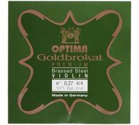Optima Cordes pour violon brocart doré premium laitonné 4/4 E 0,27 K dur