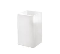 Optima - Gobelets à brosse à dents en céramique, blanc (5045114852)