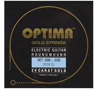 Optima™ »Gold 2028 Super Light - String Set« Cordes Pour Guitare Électrique - 008/038