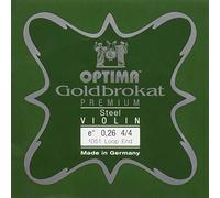 Optima goldbrokat Premium Violin E1 0.26 Loop End 4/4