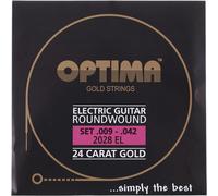 Optima Cordes de guitare électrique Gold Strings Round Wound Set 2028 EL