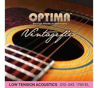 Optima™ »Vintageflex 1760 EL - String Set« Cordes Pour Guitare Acoustique - 010/043