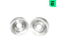 OPTIMAL 2x Disques de Frein Arrière Ø265 MM Recouvert pour Mazda 3 BK 1.6 1.4