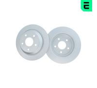 OPTIMAL 2x Disques De Frein Arrière Pleine Recouvrement Pour Ford Puma