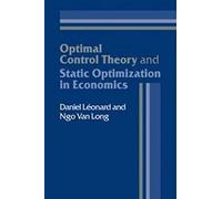 Optimal Control Theory And Static Optimization In Economics