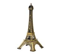 Optimal Shop Décoration Tour Eiffel 18 cm Métal Paris Tour Eiffel Artisanat Art Statue Modèle Bureau Décoration Cadeau