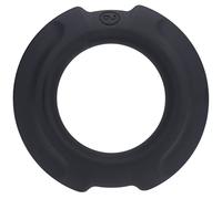 OptiMALE - FlexiSteel - Anneau pénien en silicone, noyau en métal noir - 35 mm