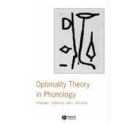 Optimality Theory in Phonology: A Reader