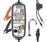 Optimate 4 Quad Program, TM631, Gold Series : 9 étapes 12 V/12,8 V 1,25 A avec Chargeur et mainteneur de Batterie scellée